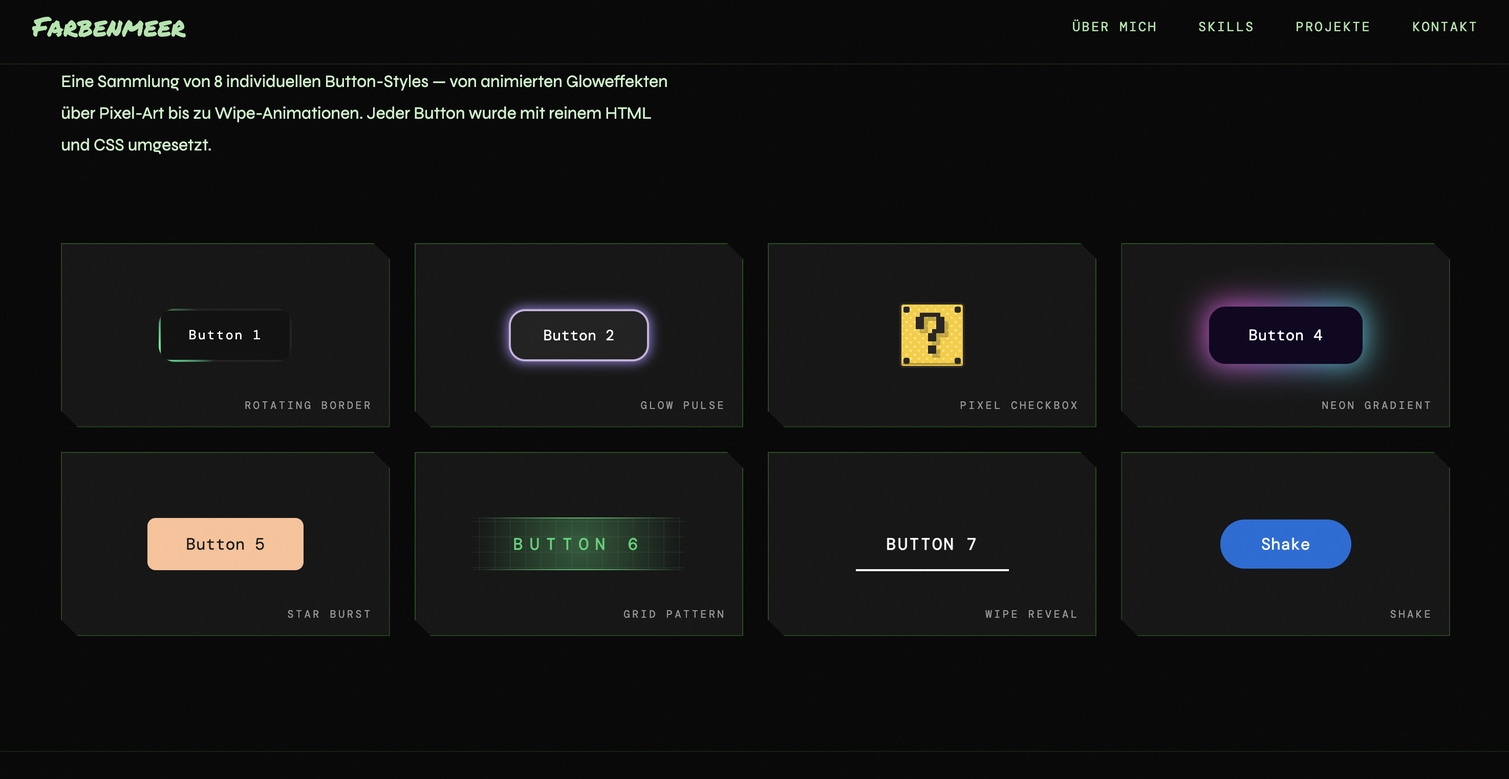 Vorschau auf experimentelle Button-Styles in HTML und CSS