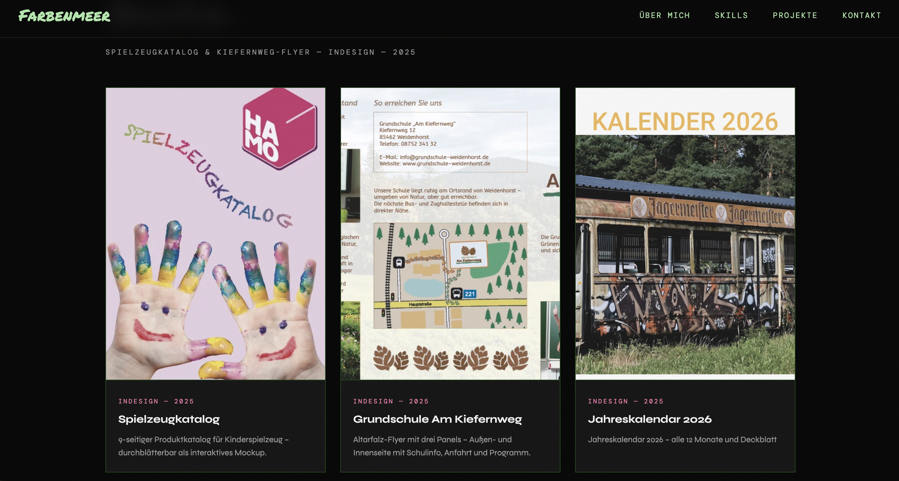 Vorschau auf mehrseitige InDesign-Layouts